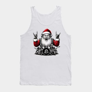 Death metal santa Tank Top